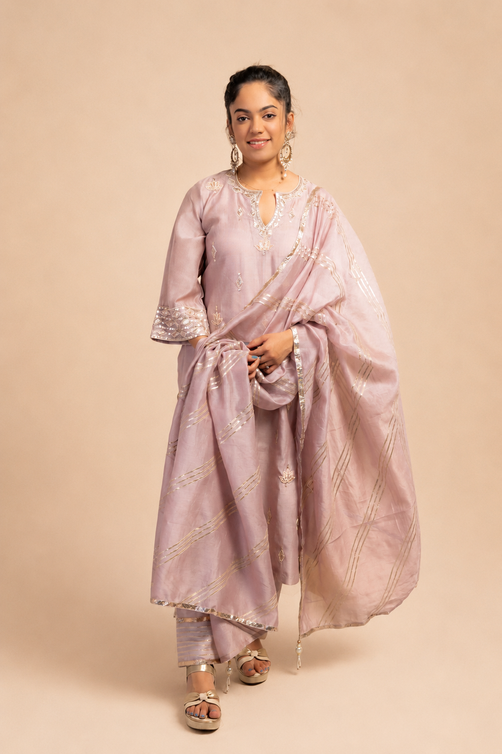 Blush Pink Kurta Set