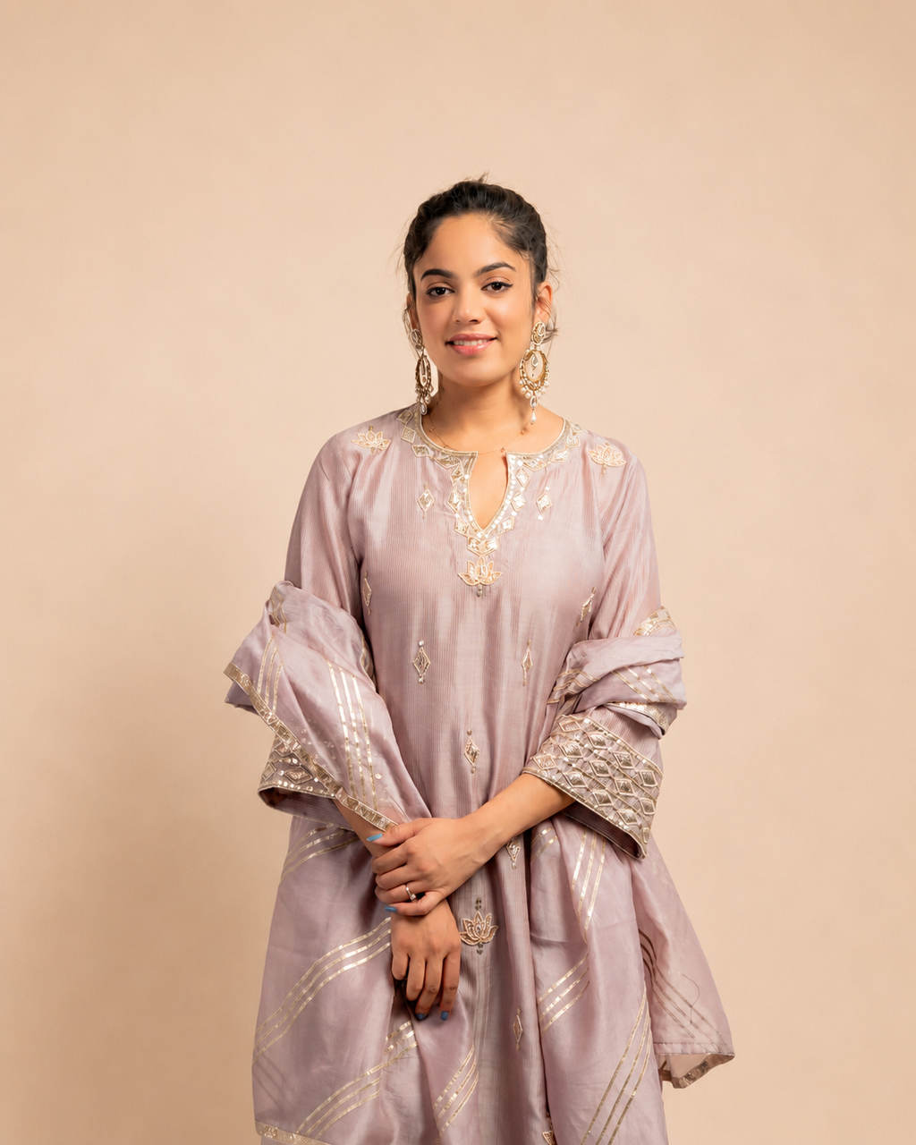 Blush Pink Kurta Set