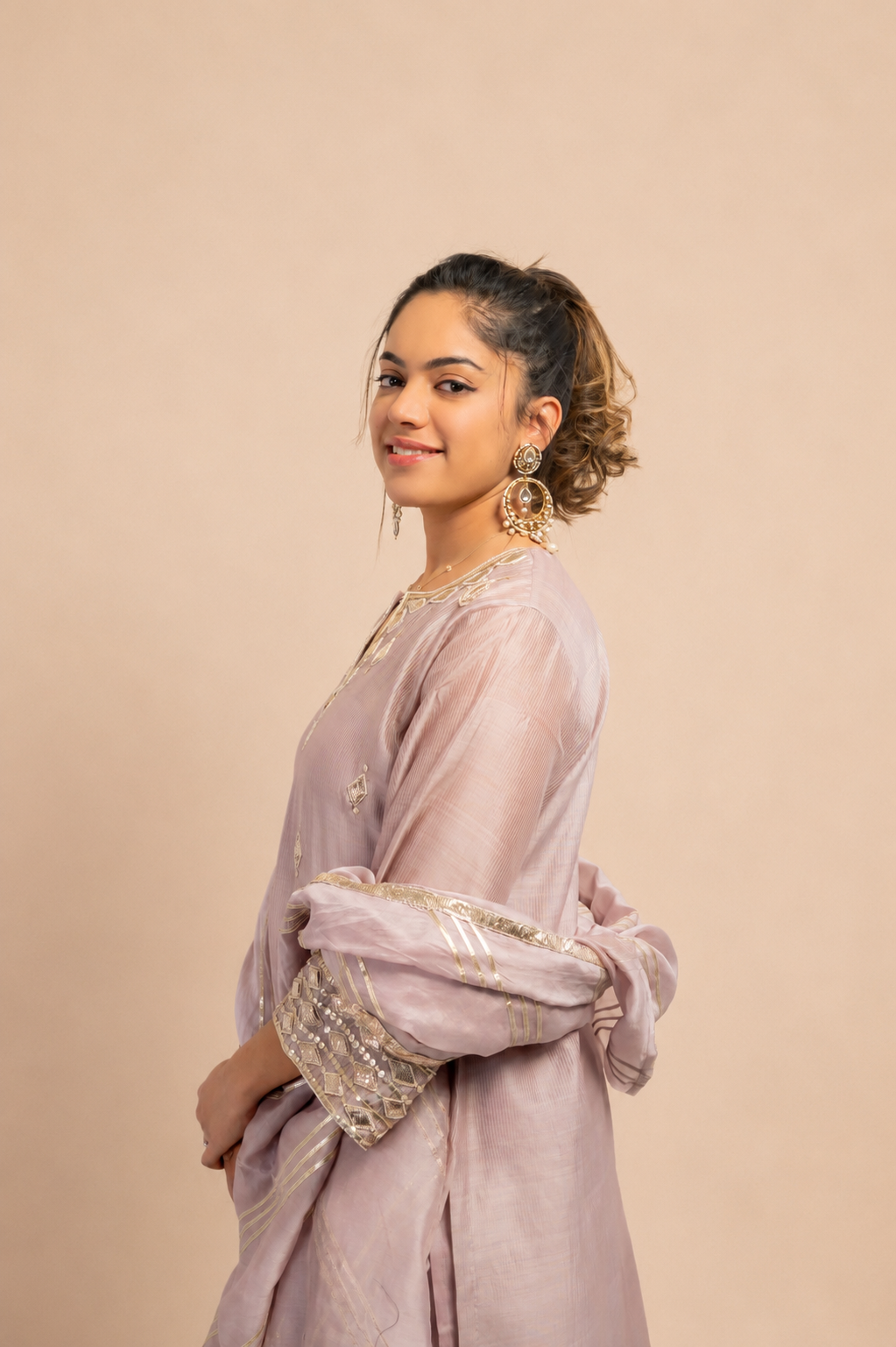 Blush Pink Kurta Set