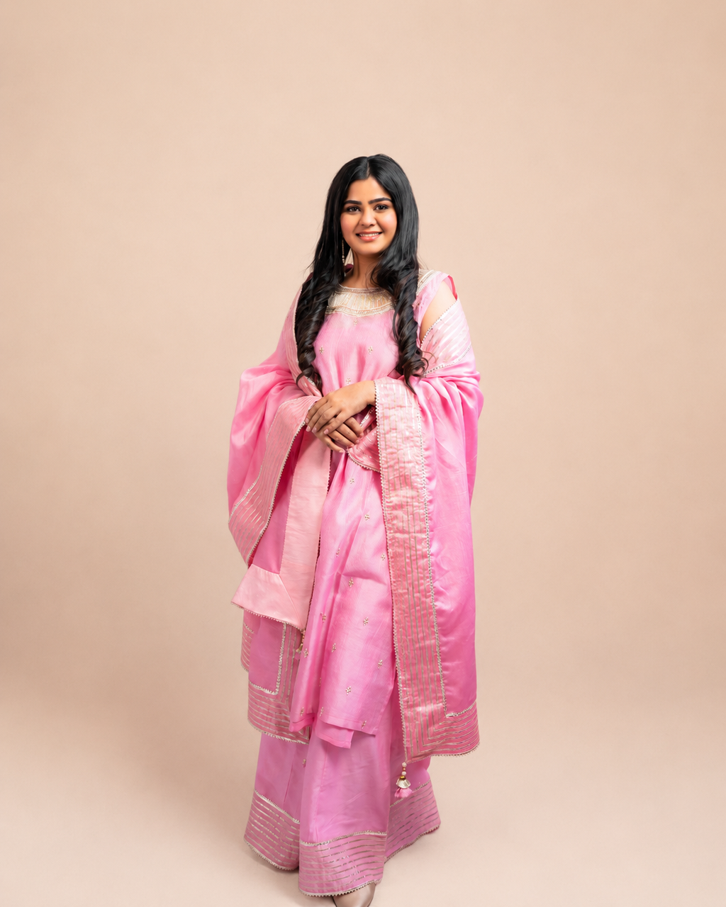 Baby Pink Salwar Suite
