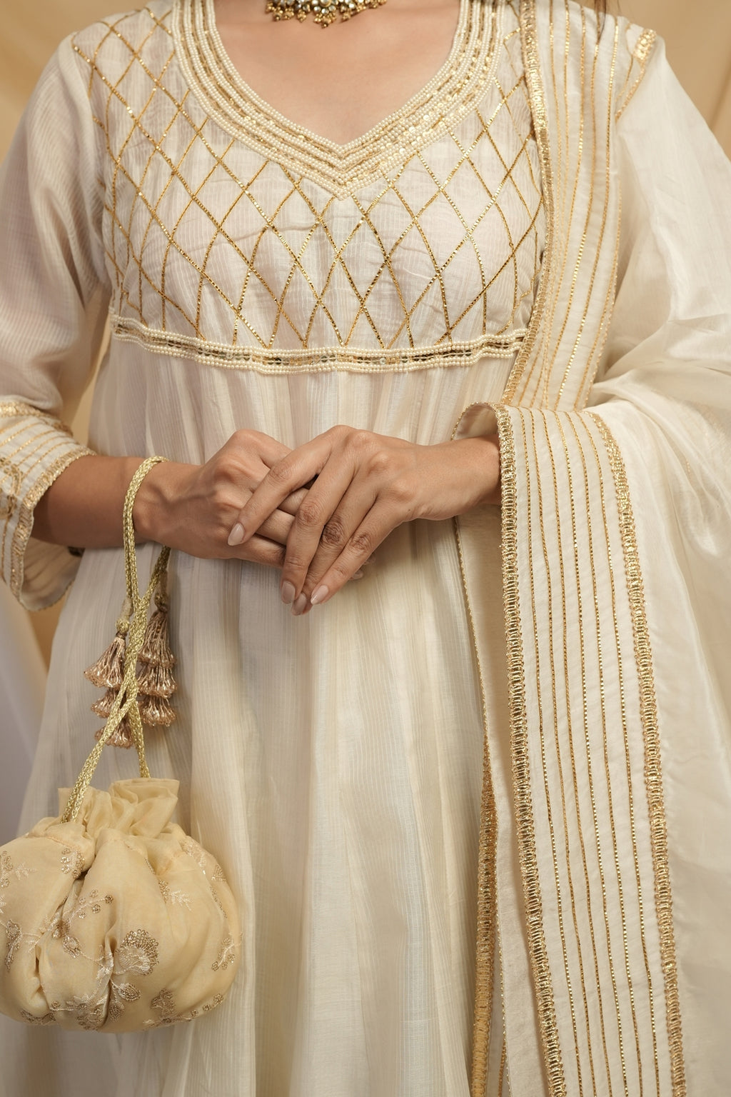 Ivory Anarkali