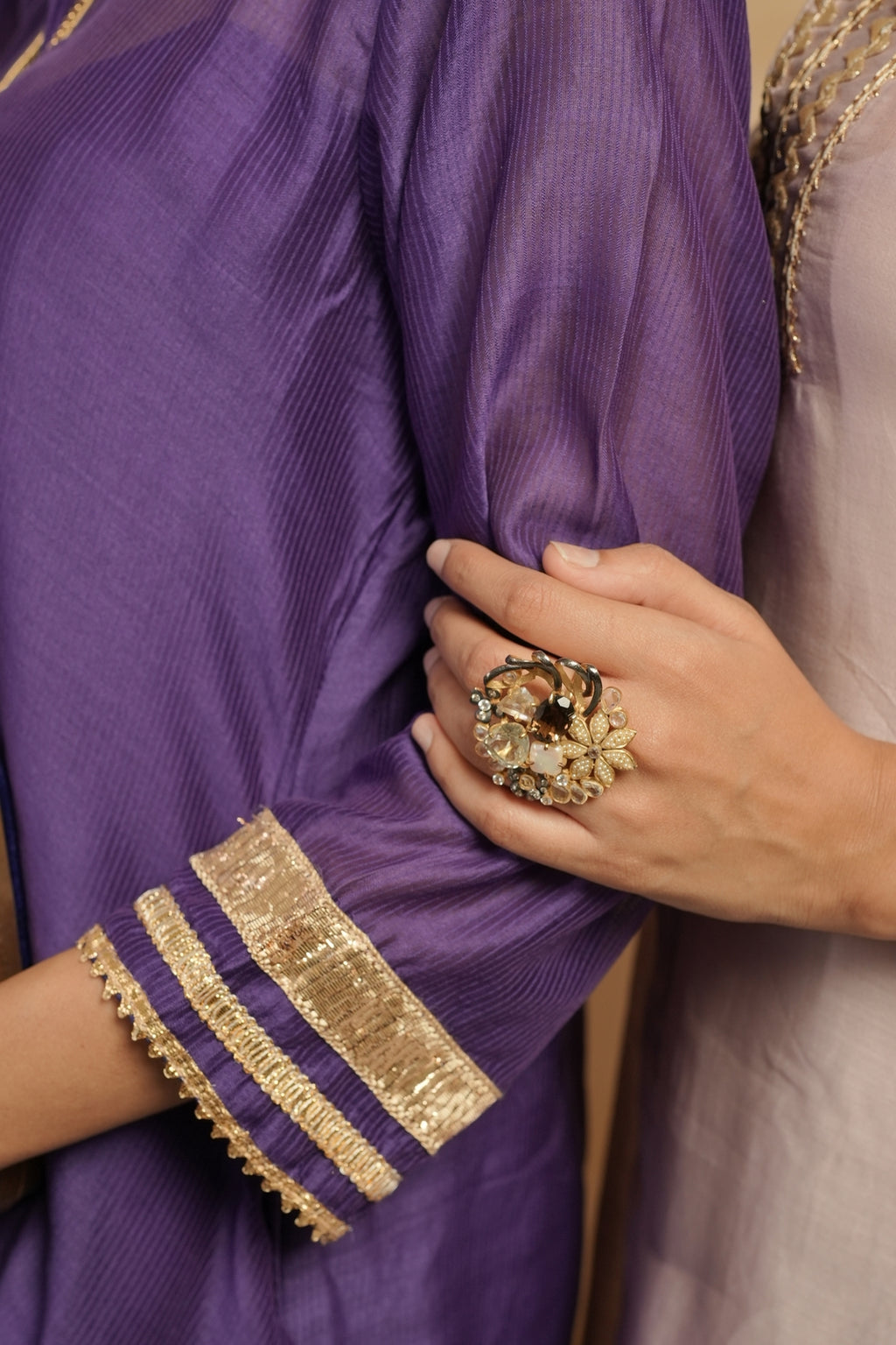 Purple Kaftan Dress