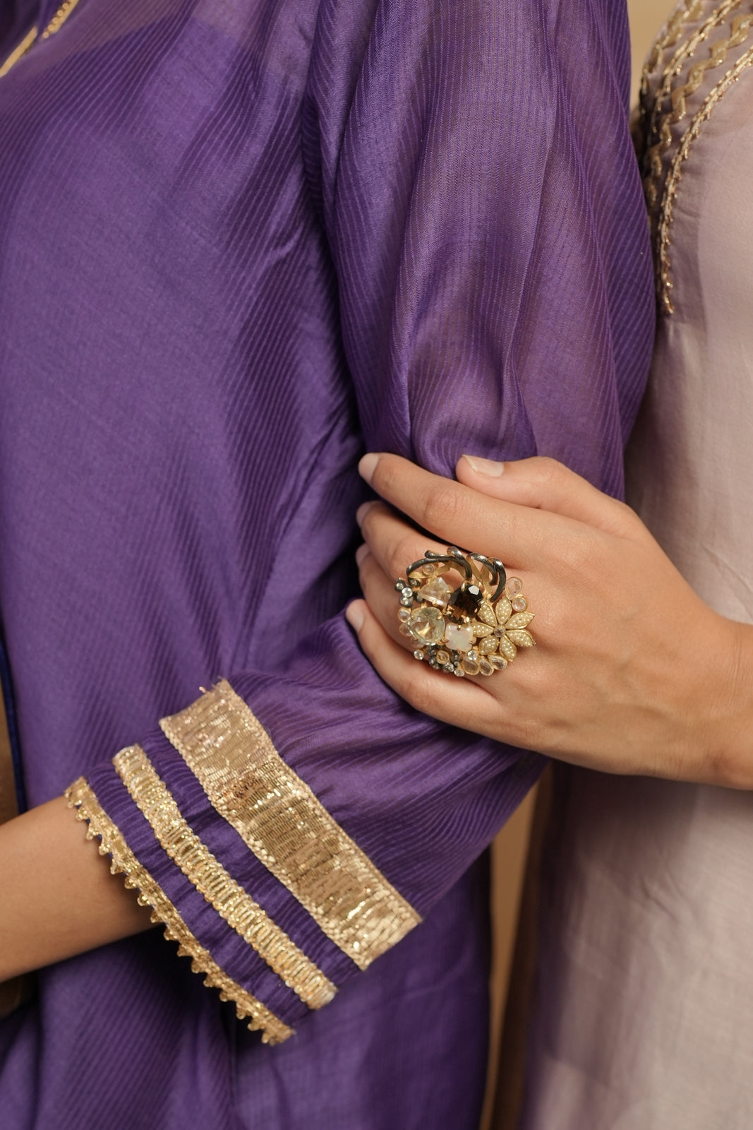 Purple Kaftan Dress