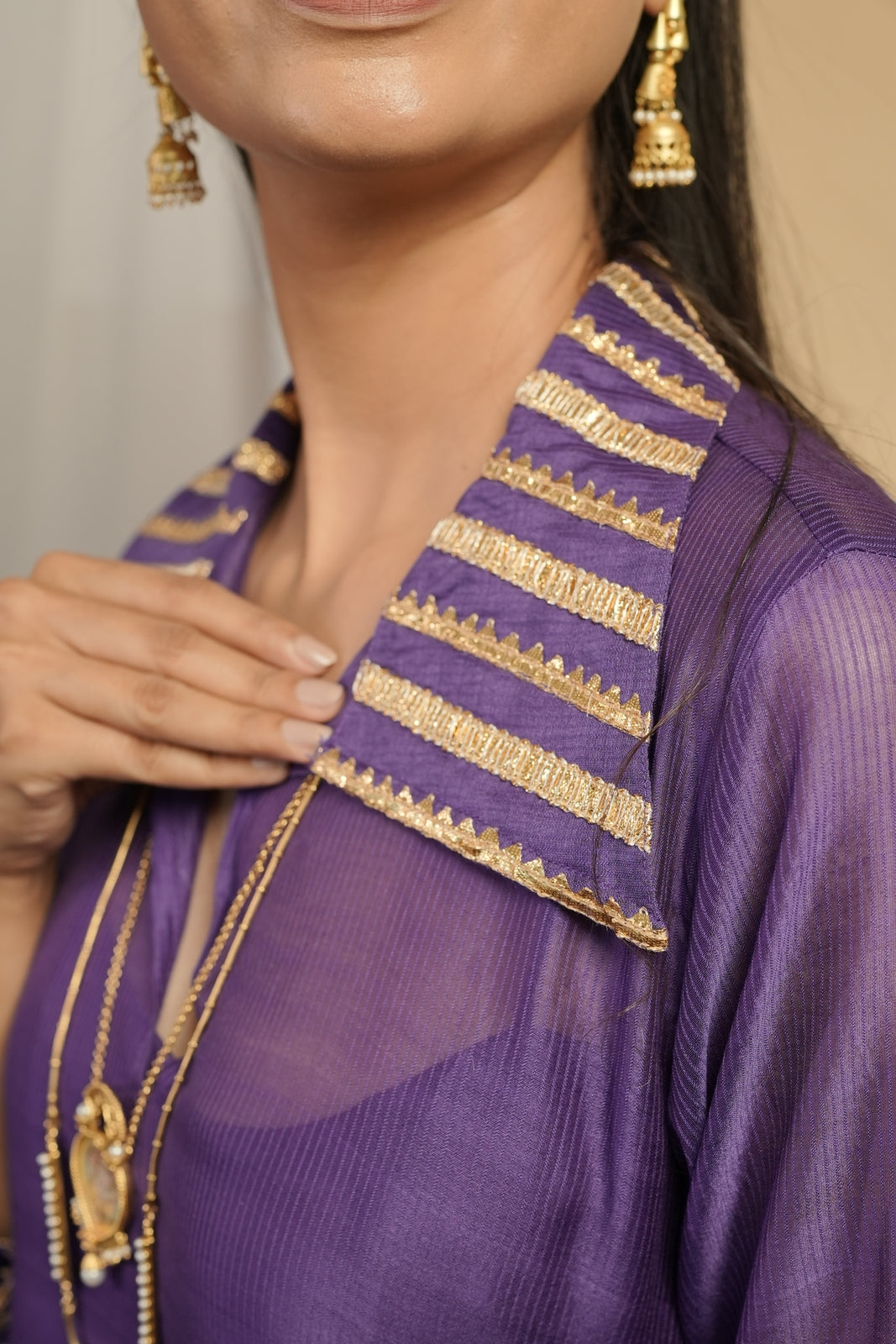 Purple Kaftan Dress
