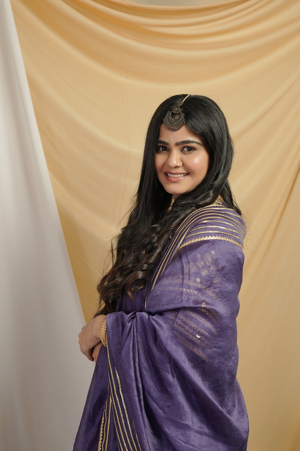Purple Anarkali