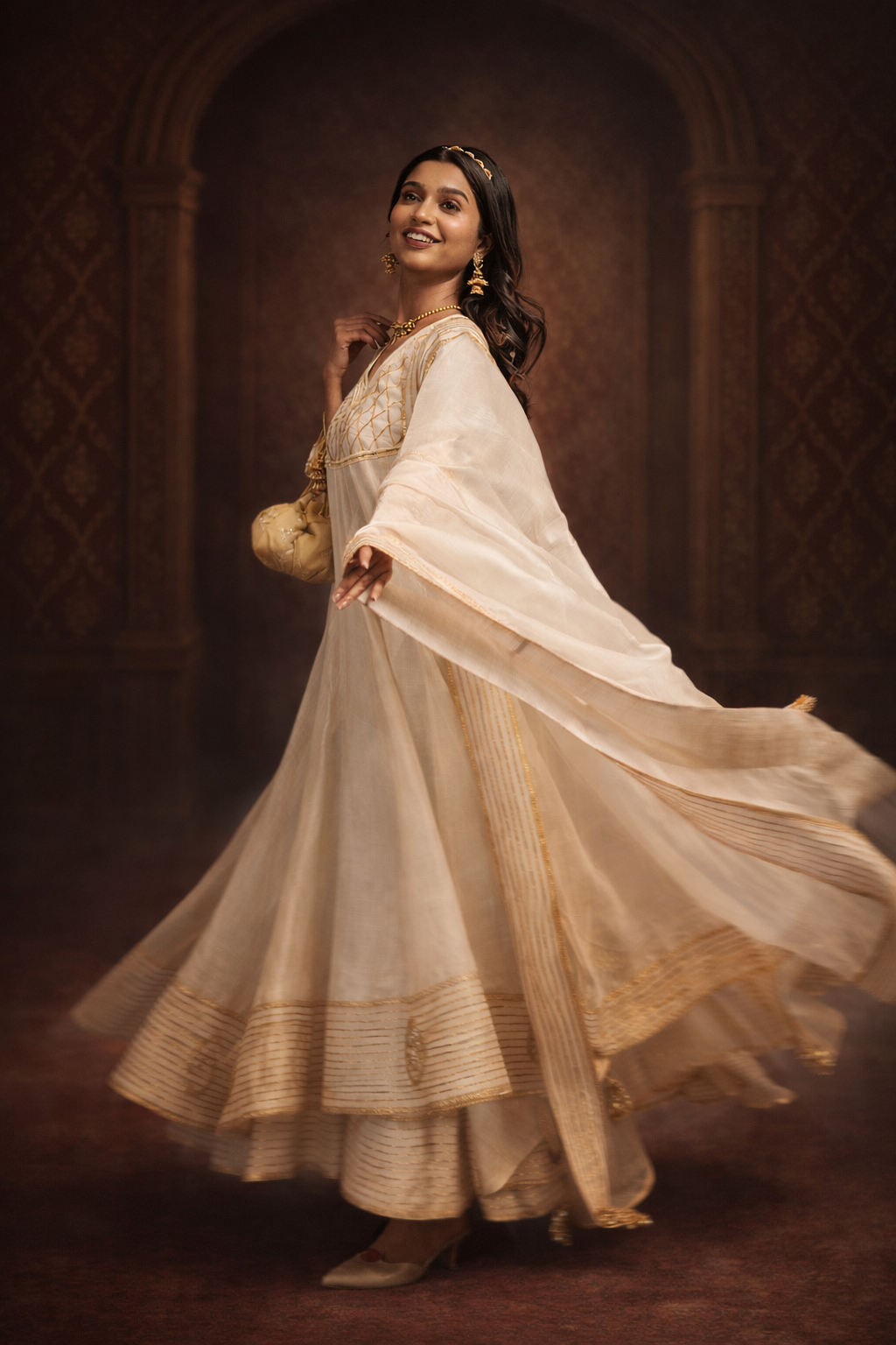 Ivory Anarkali