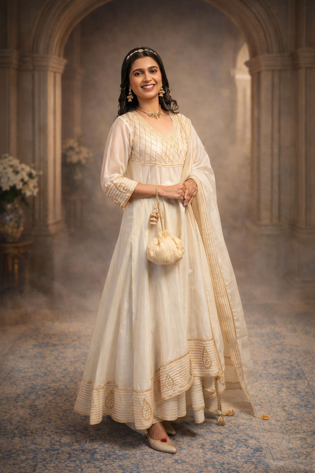 Ivory Anarkali